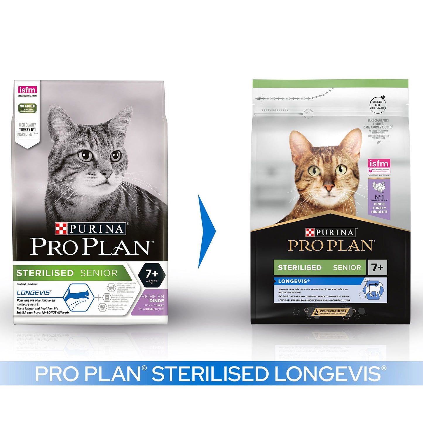 PRO PLAN Cat Optirenal Delicate Turkey & Rice 3kg Longevis Sterilised 7+ Senior Dry Cat Food Turkey
