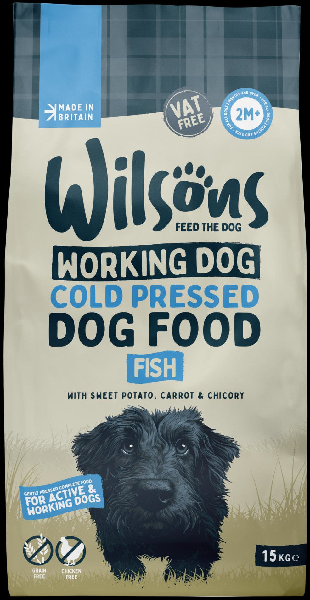 Wilsons Working Dog Fish Dry 15kg