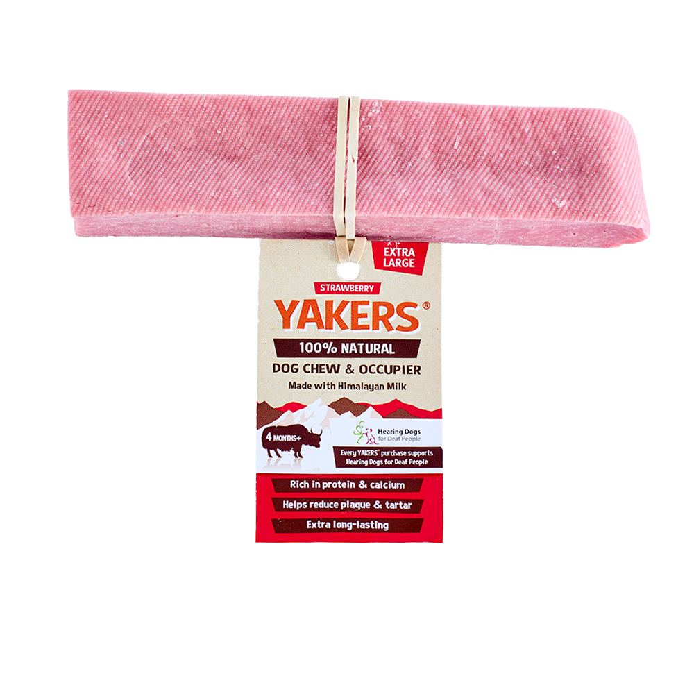 Yakers Dog Chew Strawberry Extra Large