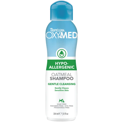 TropiClean OxyMed Hypoallergenic Shampoo for Pets 355ml