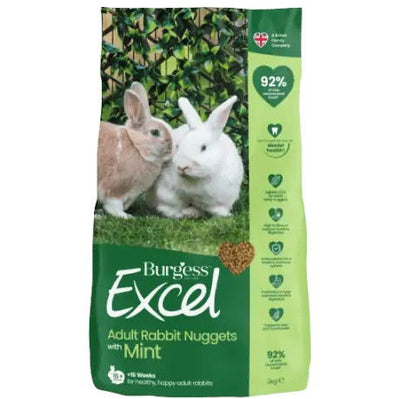 Burgess Excel Adult Rabbit Mint 3kg