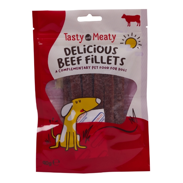 Tasty & Meaty Beef Fillets 90g