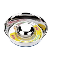 Super Prem S/Steel Non Tip Slow Feeder 880ml (195mm Dia)