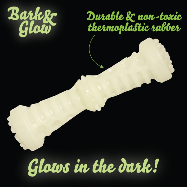 Pet Brands Festive Glow-in-dark Tpr Stick Toy