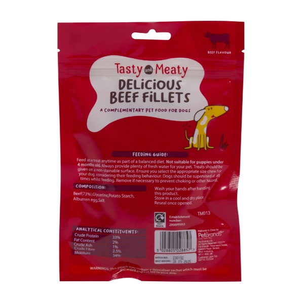 Tasty & Meaty Beef Fillets 90g