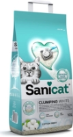 Sanicat Clumping White Cotton Fresh Cat Litter 10l