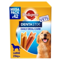 PEDIGREE DENTASTIX Daily Adult Large Dog Treats 42 x Dental Sticks 1.62kg