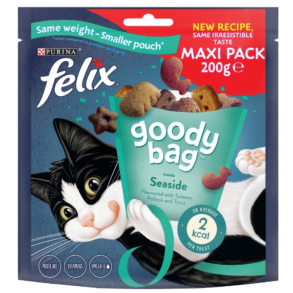 Felix Goody Bag Cat Treats Seaside Mix 200g