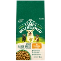 Jwb Adult Dog Large Breed Turkey & Rice Kibble 15kg