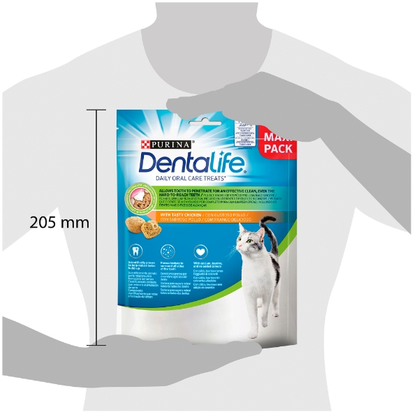 Purina Dentalife Daily Oral Care Adt Cat Treats Chikn 140g